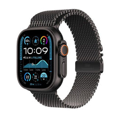 Apple Watch Ultra 2 GPS + Cellular 49mm Black Titanium with Black Titanium Milanese Band - Medium