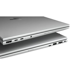 HP EliteBook 8 G1i Notebook AI PC, Ultra 7 -255U, 14" WUXGA, 16 GB DDR5-5600 MT/s, 512 GB PCIe® NVMe™ SSD, Windows 11 Pro, Glacier silver, AI PC - Laptop - 1 YW