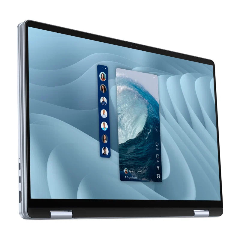 Dell 16 Plus 2-in-1 DB06250/16" 2-in-1 Touchscreen/ Intel Core Ultra 7 256V/16GB DDR5 RAM/1TB NVME SSD/Win 11 Home/1YW/Ice Blue
