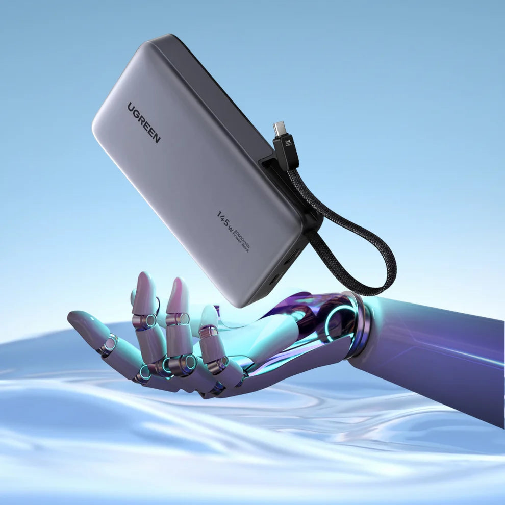 UGREEN 20000mAh 145W Power Bank with Built-in Cable