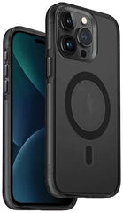 UNIQ HYBRID IPHONE 15 PRO MAX MAGCLICK CHARGING CALIO (AF) - SMOKED (GREY TINTED)