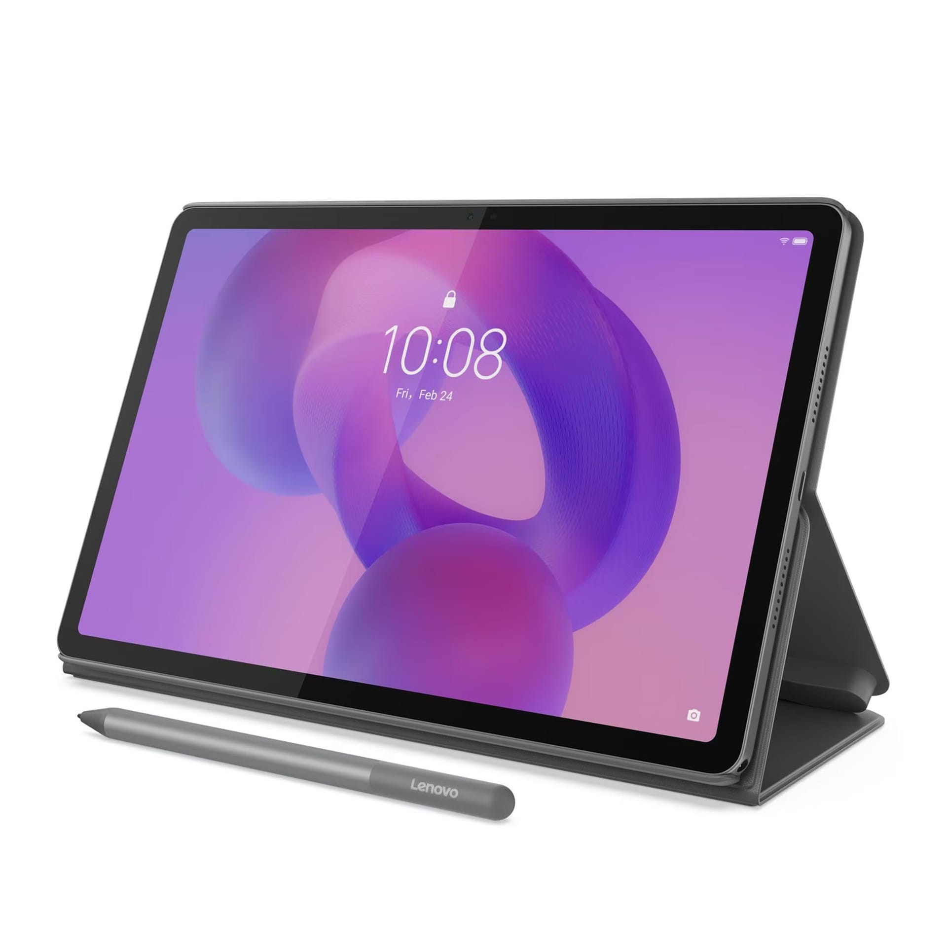 Lenovo Idea Tab - 11" 2.5K (2560x1600) IPS Touch / MediaTek Dimensity 6300 / 8GB / 256GB / Arm Mali-G57 MC2 GPU / Wi-Fi / Bluetooth / Lenovo Tab Pen + Folio Case / 1YW / Luna Grey