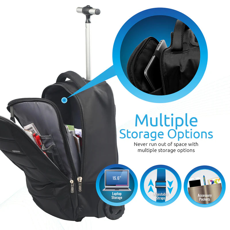 Promate Premium High Volume, Heavy Duty, Multi-purpose Trolley Bag