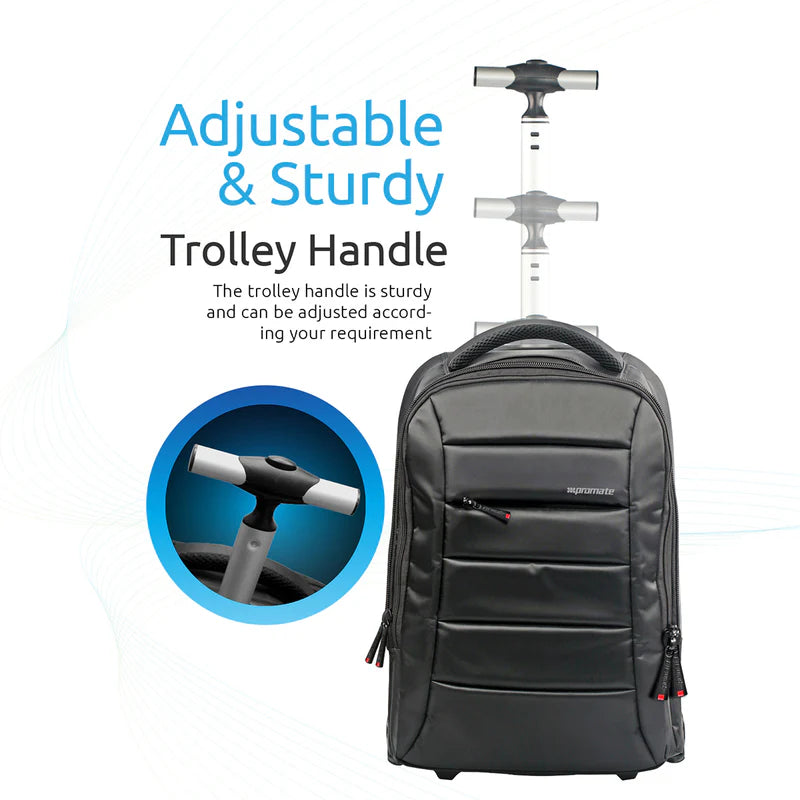 Promate Premium High Volume, Heavy Duty, Multi-purpose Trolley Bag