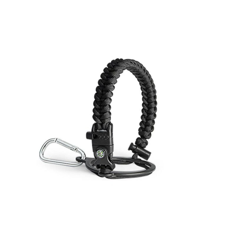 Buzio Paracord Carrier Strap Cord-Fits Wide Mouth Bottle - Black