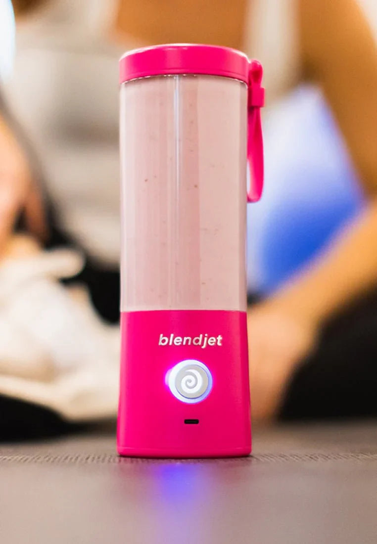 Blendjet V2 Portable Blender 16oz, Smoothie Maker, Fruit Blender, BPA-Free, 475ml, 200W, Sports Bottle, USB-C Rechargeable - Hot Pink