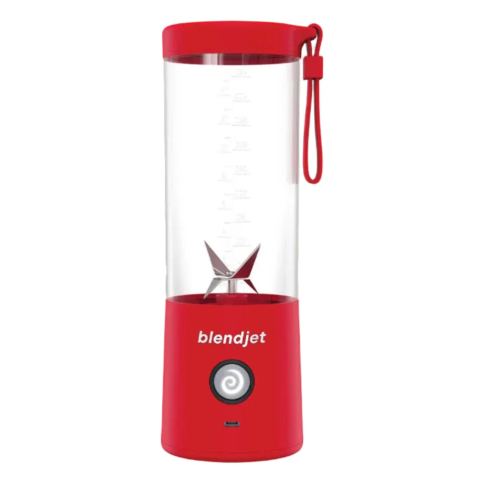Blendjet V2 Portable Blender 16oz, Smoothie Maker, Fruit Blender, BPA-Free, 475ml, 200W, Sports Bottle, USB-C Rechargeable - Red