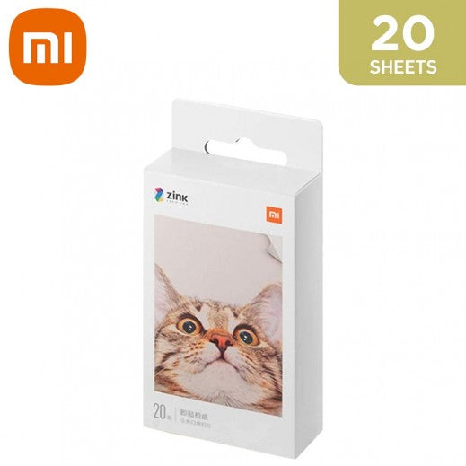 Mi Portable Photo Printer Paper 2x3-inch, 20