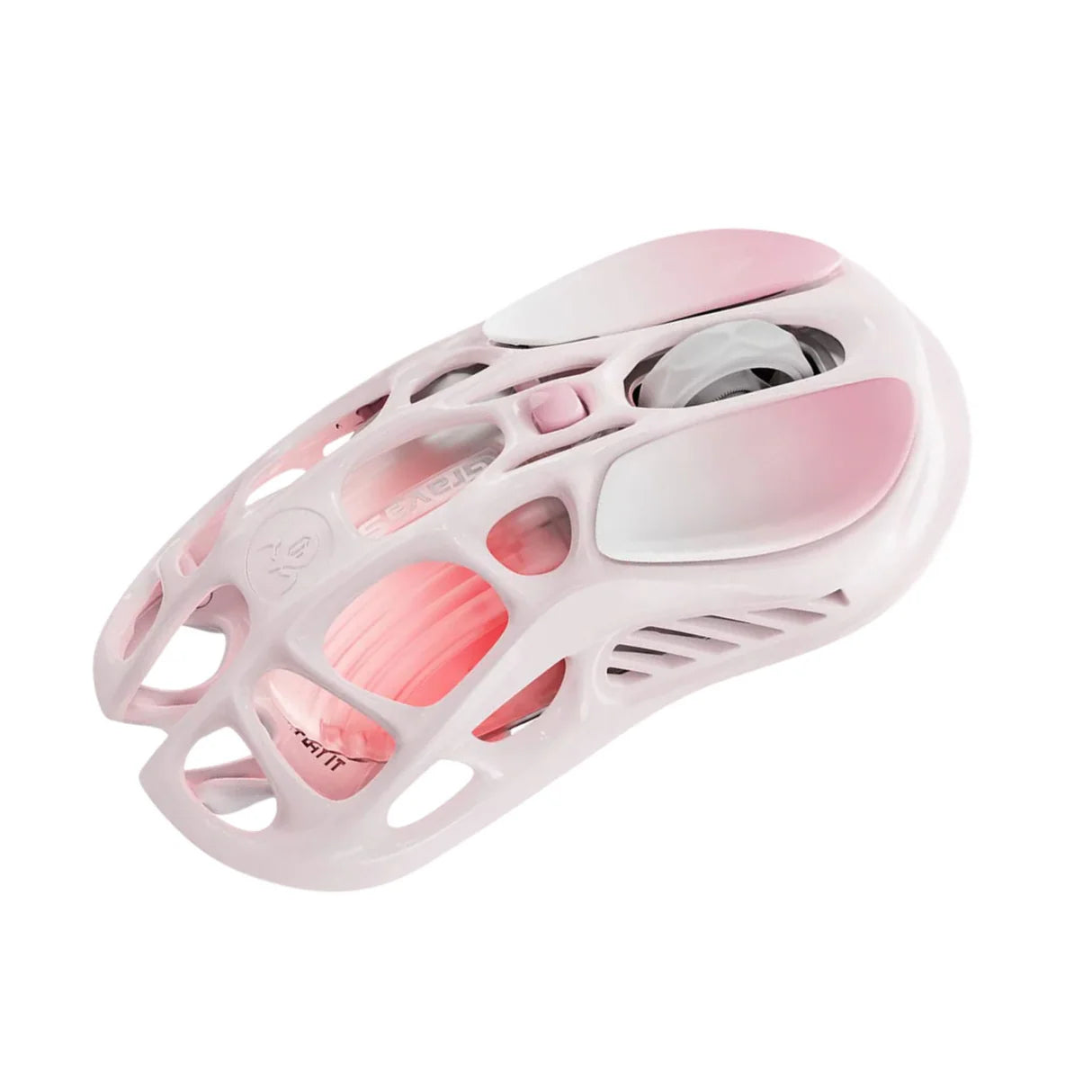 GravaStar Mercury M1 Pro Wireless Gaming Mouse - Sakura Pink