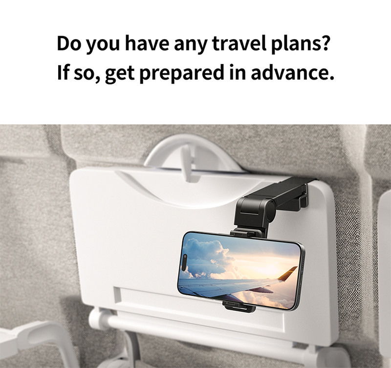 Araree Plane Mount Inflight Airplane Smartphone Mount / Holder - black