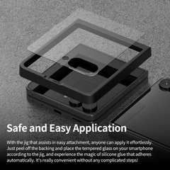 Araree Core Glass 2Pcs Screen Protector For Z Flip 8-Clear