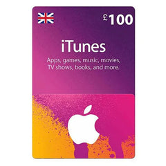 Apple Itunes E-Cards iTunes Gift Card - £100 [UK]