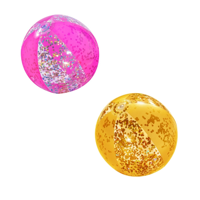 BESTWAY 41CM GLITTER FUSION BEACH BALL (Contents:1 beach ball.) Age 2+
