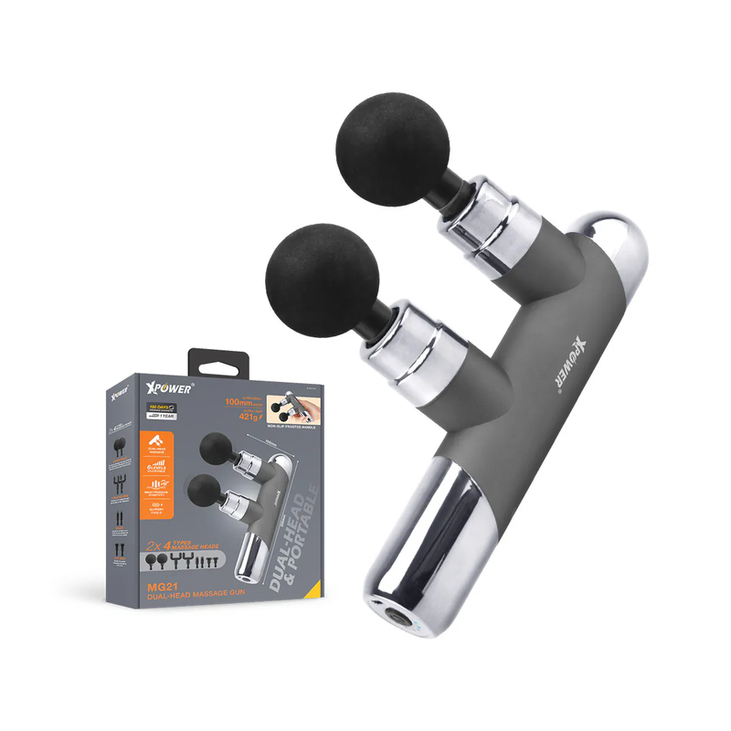 XPower MG21 DUAL-HEAD MASSAGE GUN