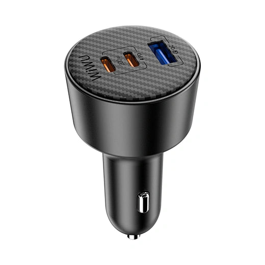 WIWU Wi-QC026 200W Exeed A+C+C Fast Car Charger Black