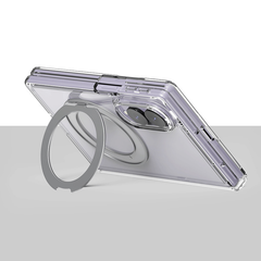 Araree Duple 360 Magsafe Stand Cover For Z Fold 8-Clear