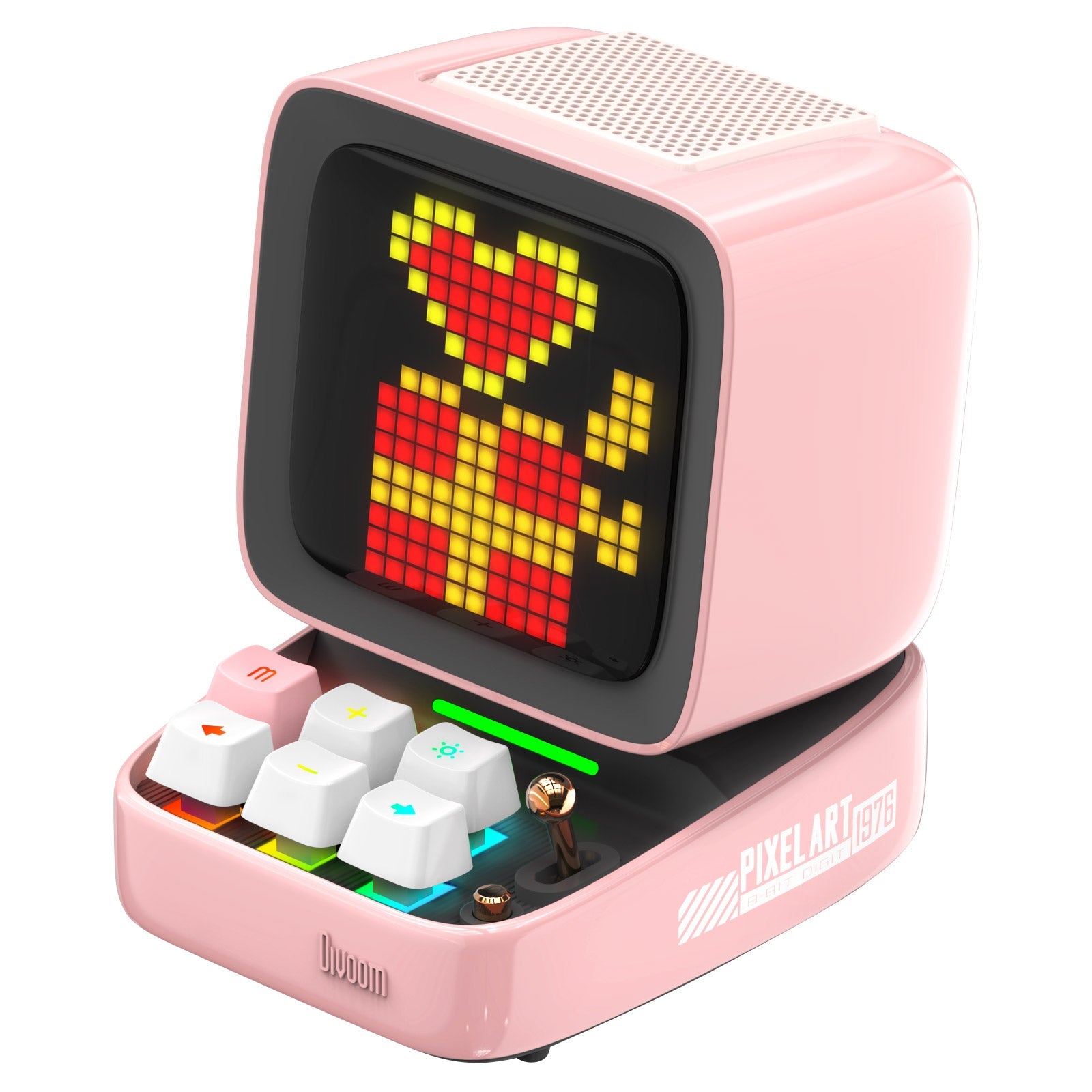 Divoom Ditoo Pro Bluetooth Mini Speaker - Pink