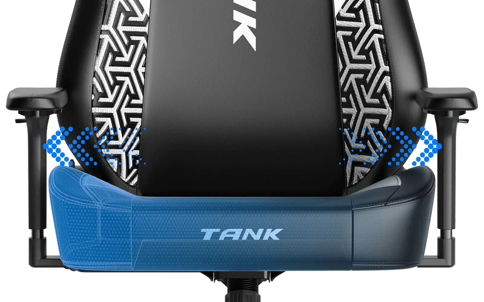 DXRacer Tank Series Gaming Chair Black/White