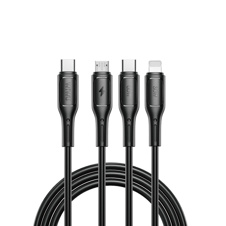 WIWU StarLink Wi-C046E C-C+L+M Black