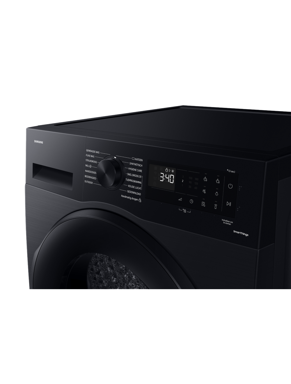 Samsung Dryer 9 Kg Heat Pump - Black