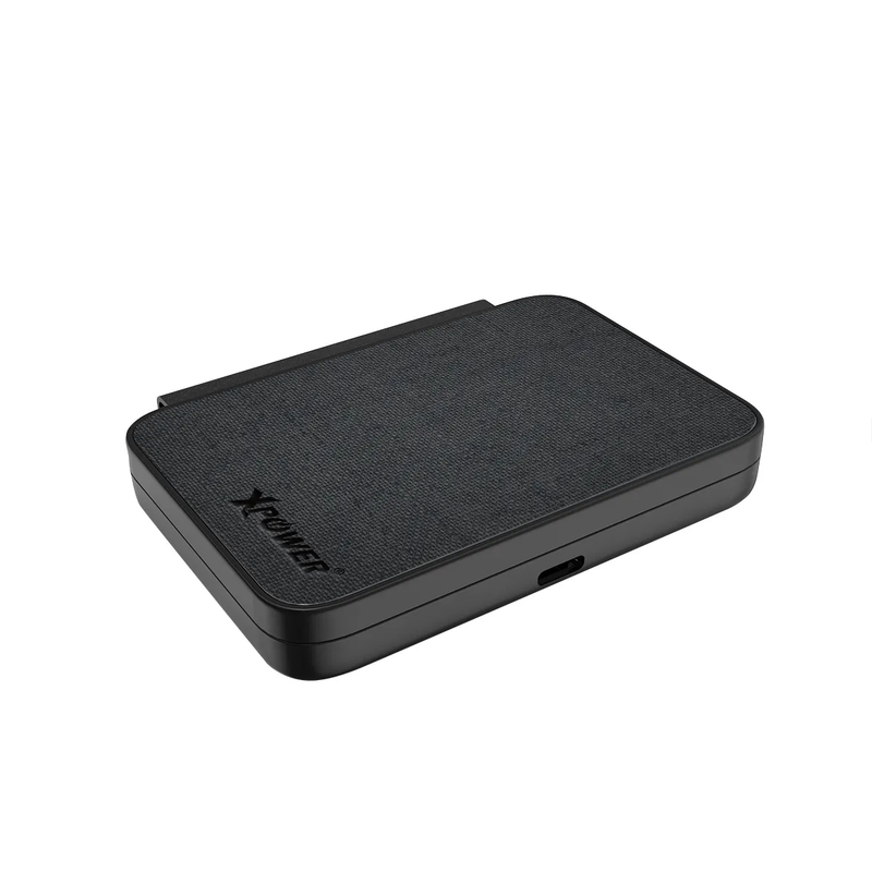 XPower WLM9 3 In 1 Magnetic Wireless Travel Charging Pad - Black