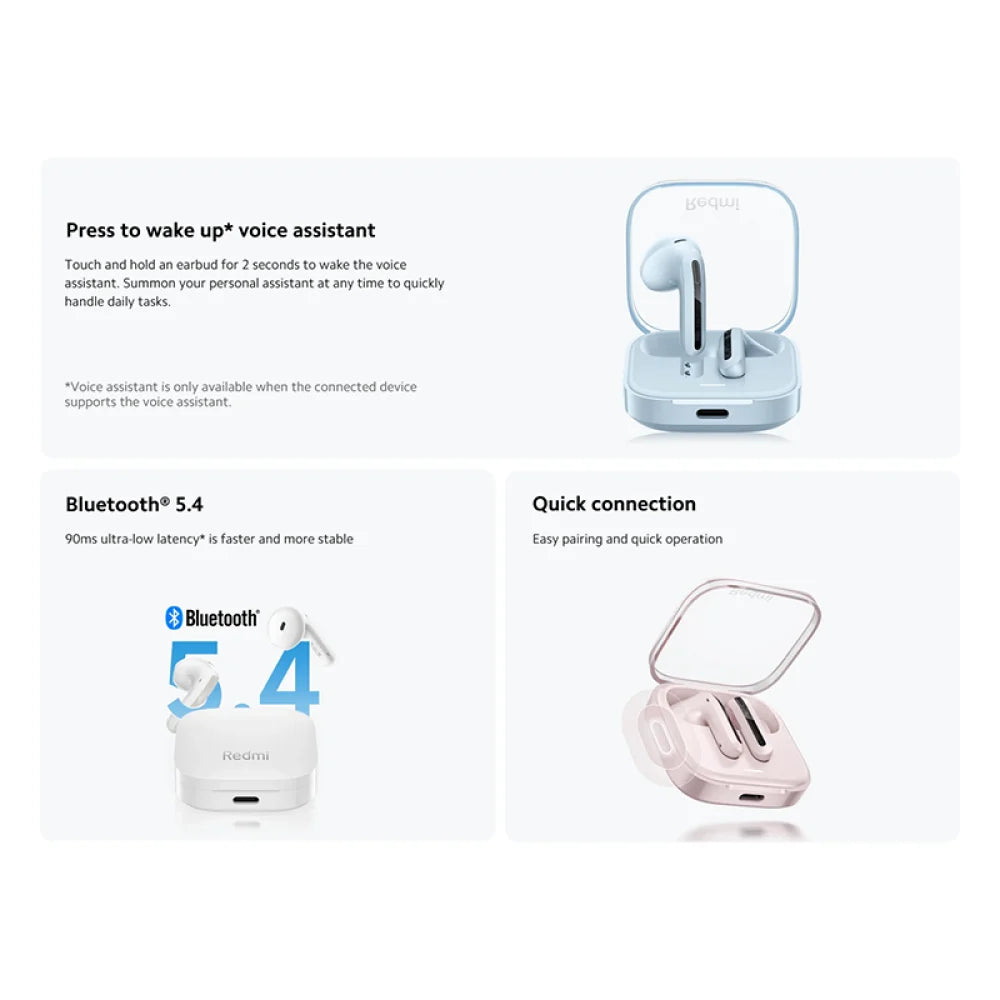 Redmi Buds 6 Active - Transparent blue