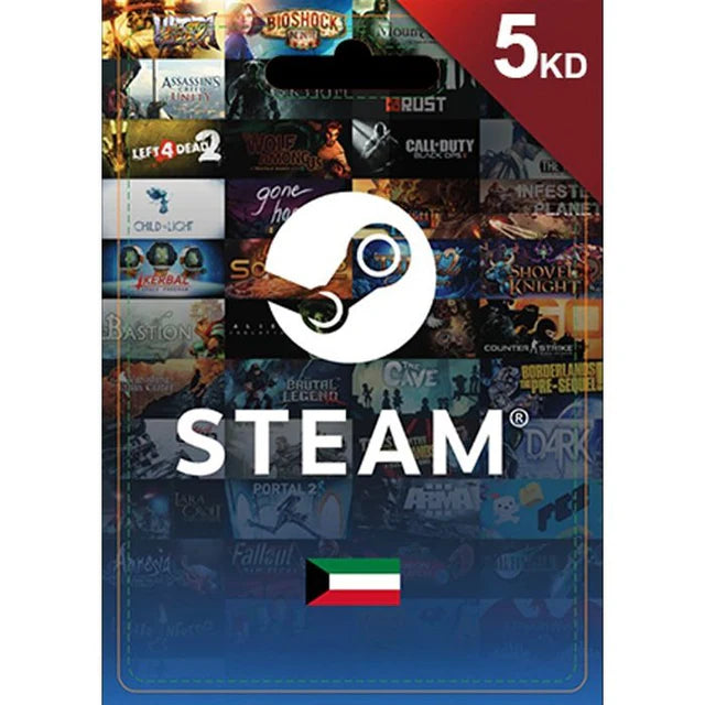 Steam E-Cards Steam  5 KWD Kuwait Store