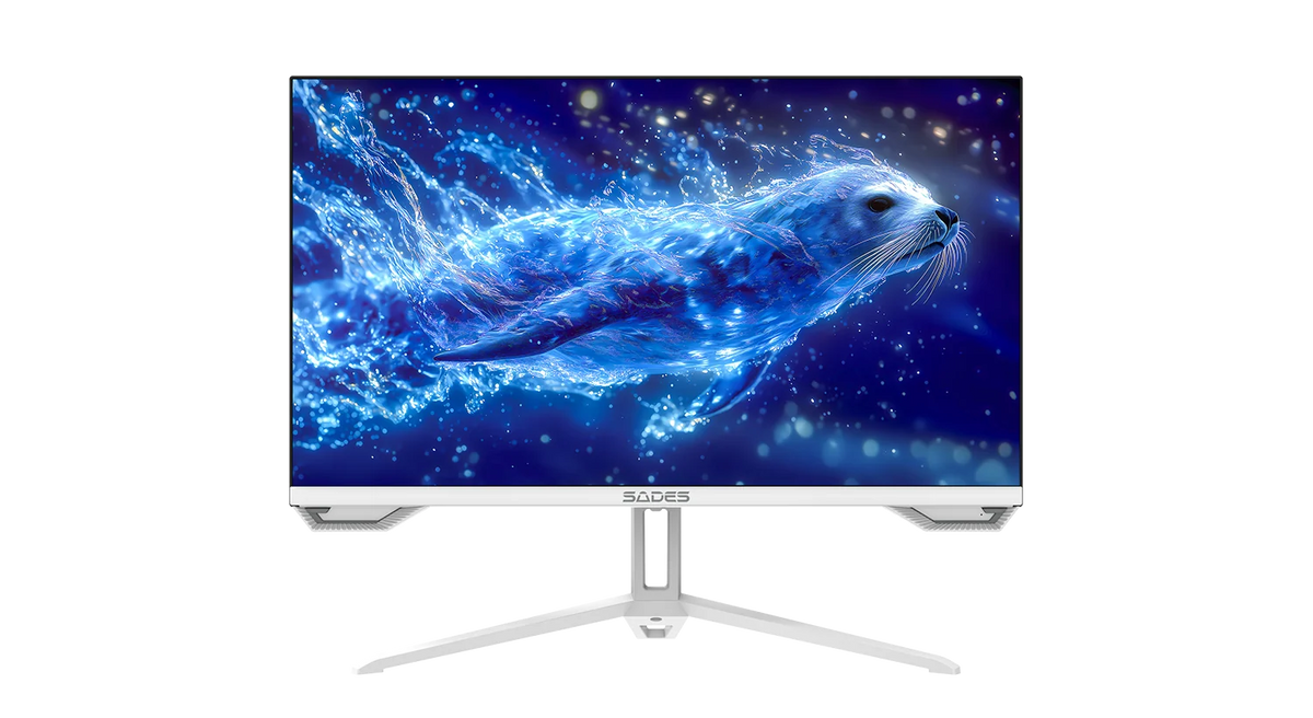 SADES SL-Sealion-24 PLUS SA-F05F24W 24" FHD, 165Hz Refresh Rate, 1ms Response Time, HDMI 2.1 Flat IPS Gaming Monitor - White