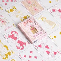 disney princess playing cards pink