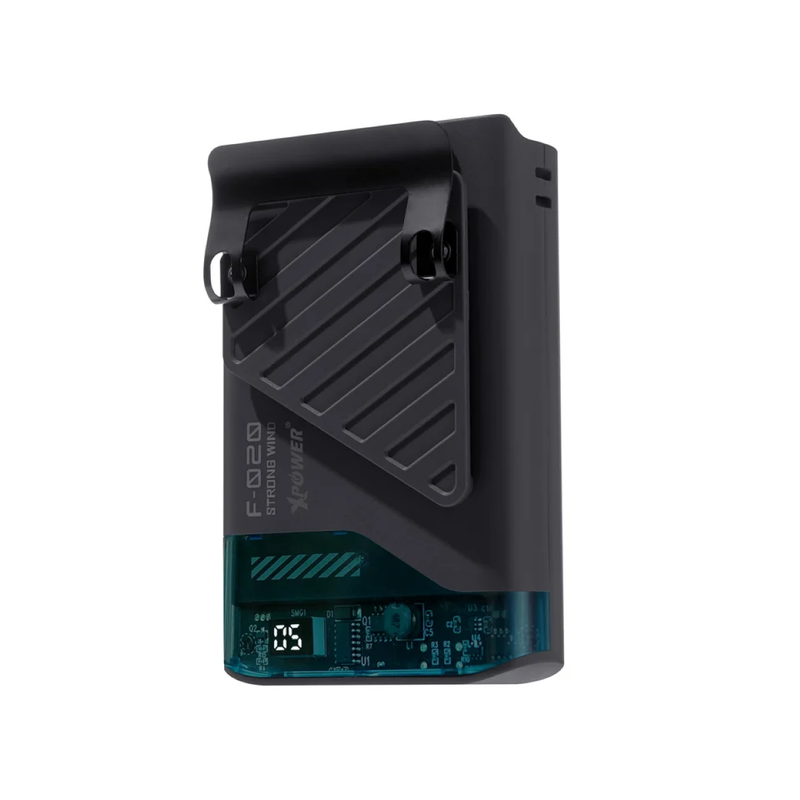 XPower F020 High-Speed Cooling Multi-Function Waist Fan - Black