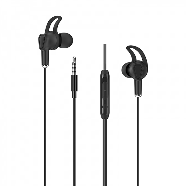 WiWU 3.5mm Audio Jack in-ear stereo wired earphone EB309 Black