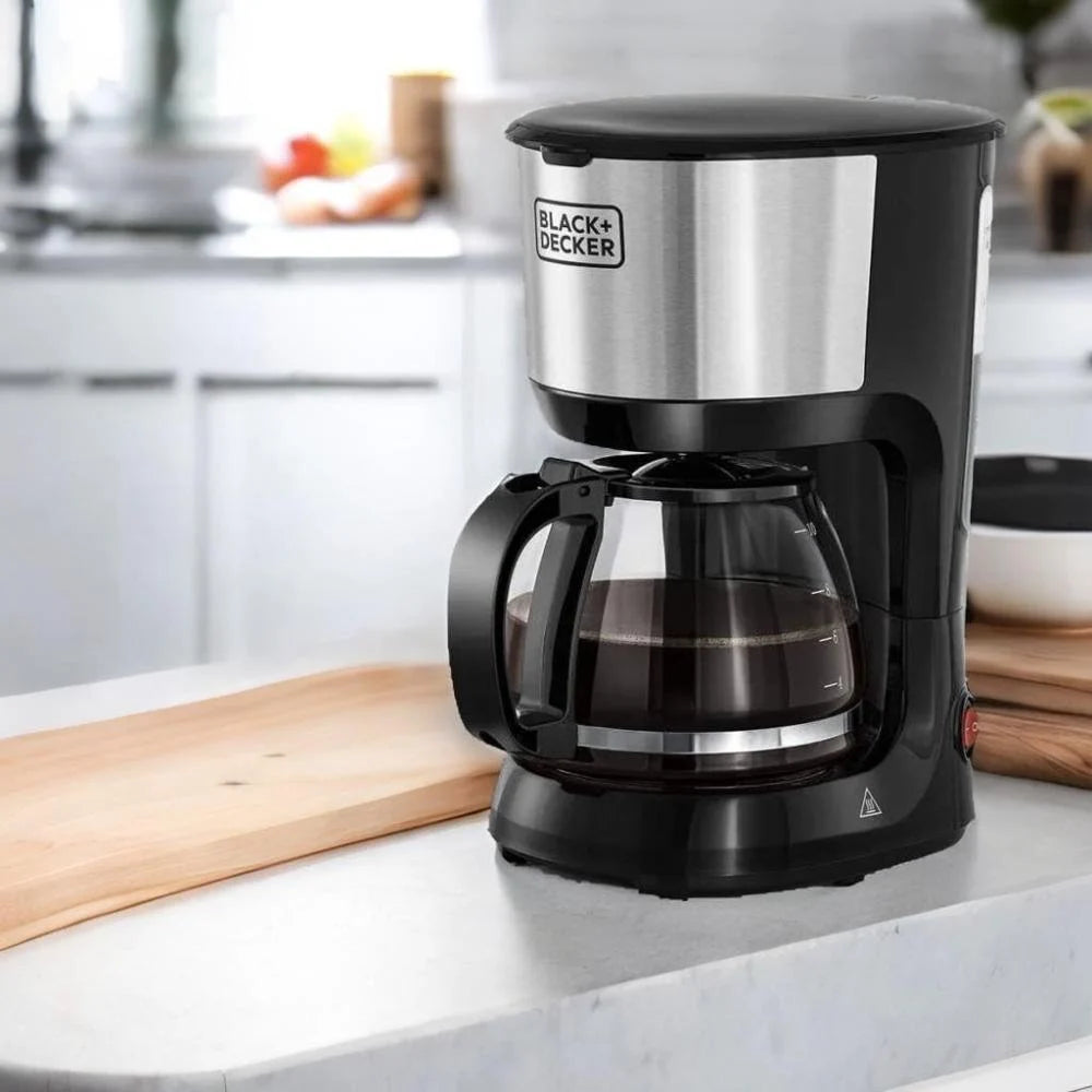 Black & Decker  Drip Coffee Maker 10 Cups 750W  - DCM750S-B5