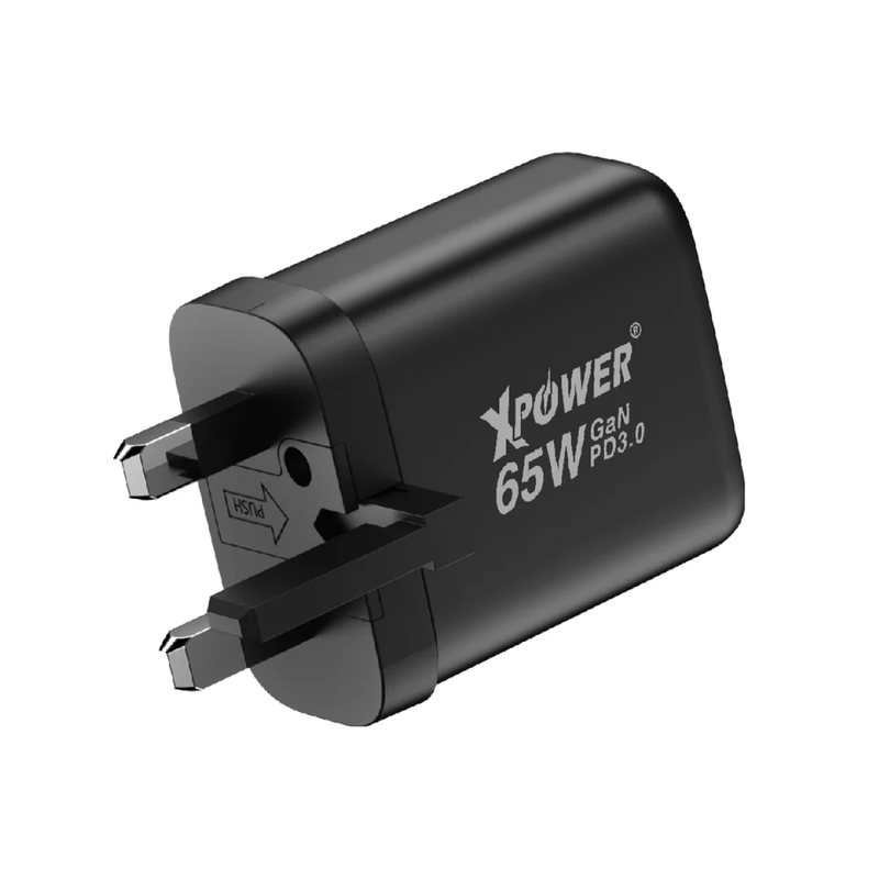 XPower GW65C 65W PD3.0/PPS/QC Wall Charger - Black