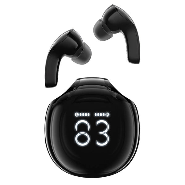 Acefast  T9 Crystal (Air) color bluetooth earbuds ,obsidian black