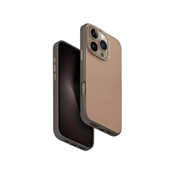 UNIQ HYBRID IPHONE 16 PRO (2024) 6.3 MAGCLICK CHARGING LYDEN DS - NATURAL (NATURAL/FLINT GREY)