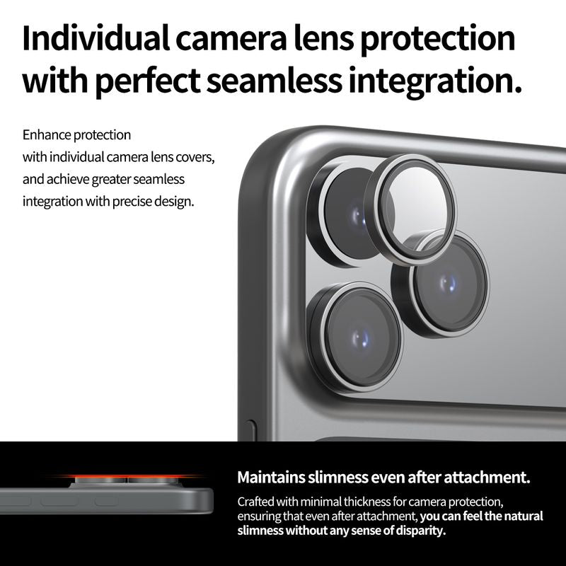 Araree Core Camera Matel Ring 1 Pcs Camera Lens Protector For iPhone 18 Pro Max/iPhone 18 Pro -Clear