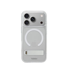 غطاء Torrii TORERO (غطاء مع حامل + متوافق مع MagSafe) لهاتف iPhone 18 Pro (6.3 بوصة) – شفاف