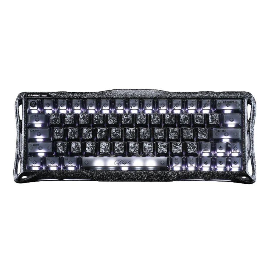 GravaStar Mercury V60 Pro 60% Hall Effect Magnetic Switch Gaming Keyboard Special Edition - Cyber Frost Black