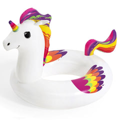 BESTWAY 119CM X 91CM FANTASY UNICORN SWIM RING  Age 10+
