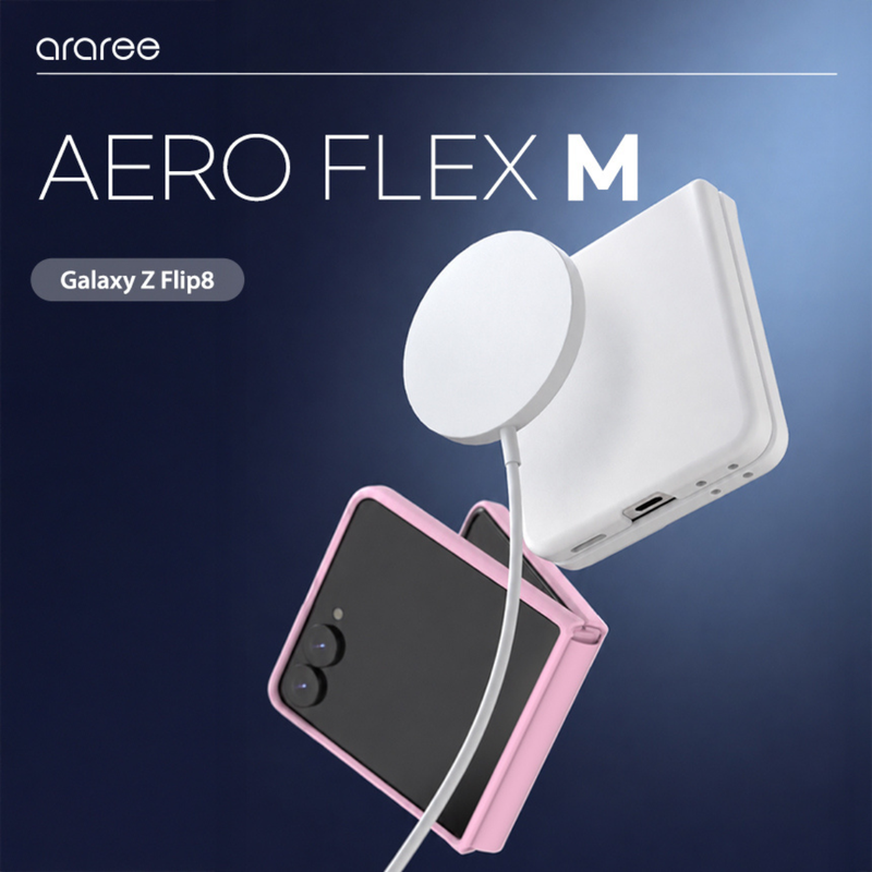 Araree Aero Flex Magsafe Cover For Z Flip 8-Pink