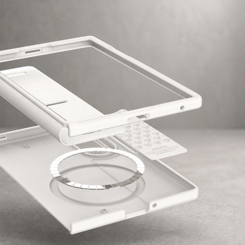 Araree Aero Flex Magsafe Cover For Z Fold 8-Cream
