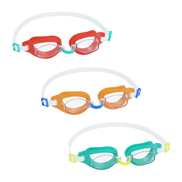 BESTWAY  AQUA BURST GOGGLES (Contents:one pair of goggles, 3 assorted colors) Age 7+