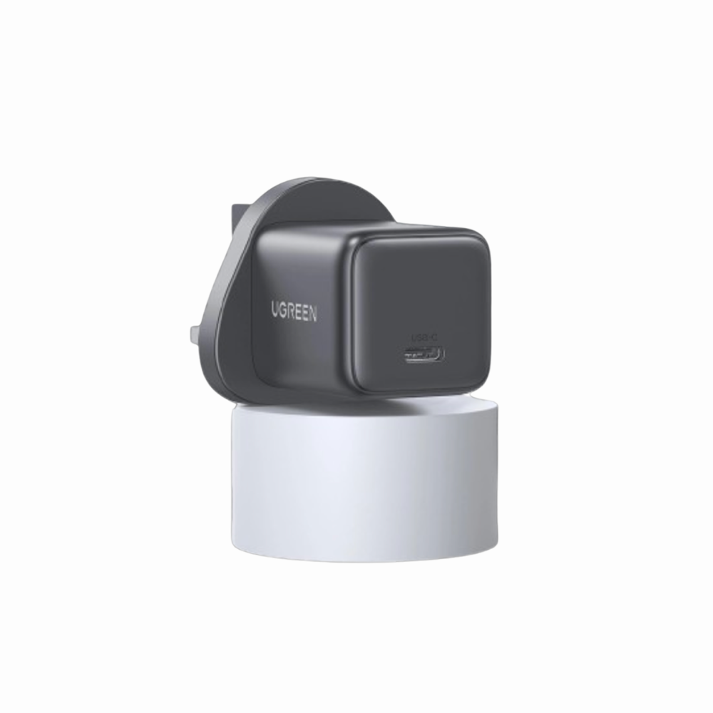 UGREEN 30W One Port USB-C GaN Fast Charger UK Space Grey
