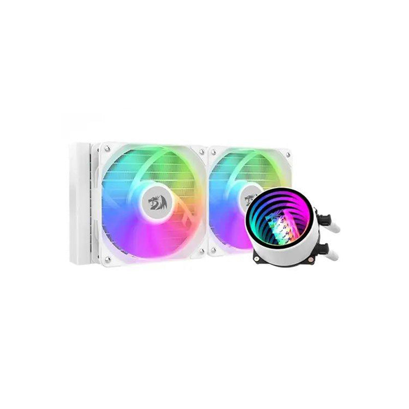 Redragon CCW-3011, RGB 240mm Liquid CPU Cooler - White