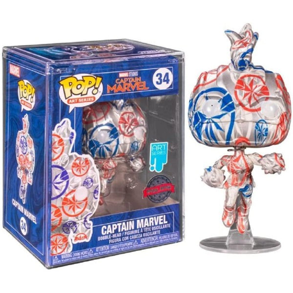 FUNKO Captain Marvel figure from POP Artist Series: Patriotic Age