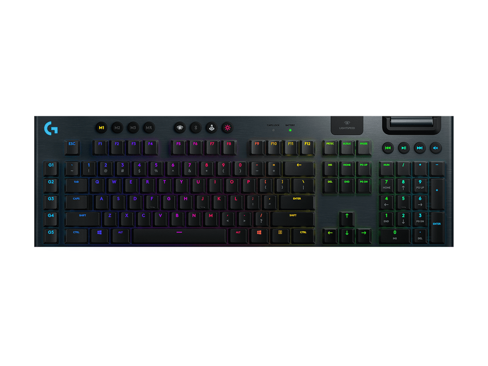 Logitech G915 LIGHTSPEED Wireless RGB Mechanical Gaming Keyboard - Tactile