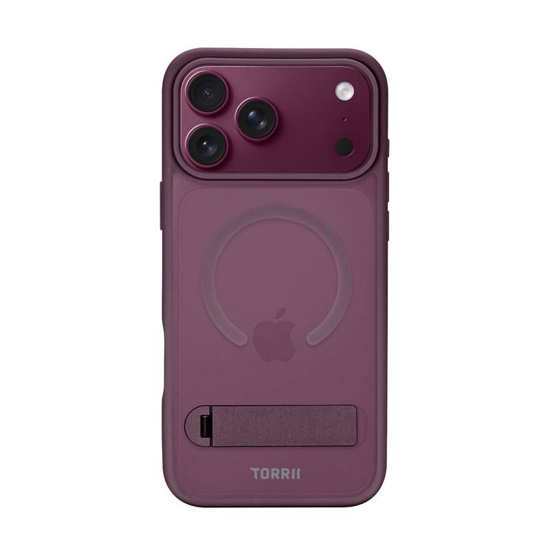 Torrii TORERO (Stand Case+MagSafe Compatible) Cover For iPhone 18 Pro Max (6.9”) - Cherry-4895264801434