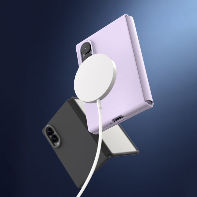 Araree Aero Flex Magsafe Cover For Z Fold 8-Lavender