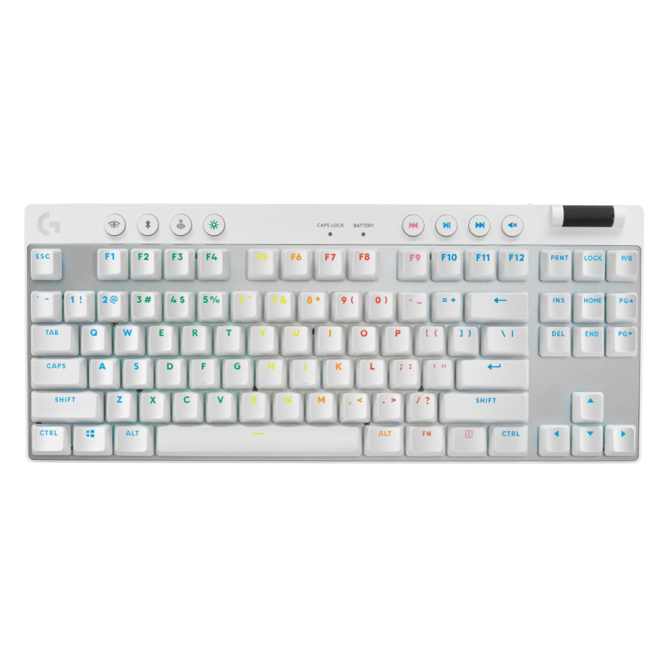 Logitech G PRO X TKL LIGHTSPEED Wireless Gaming Keyboard - White