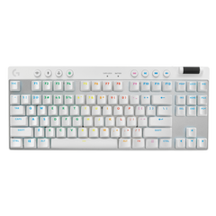 Logitech G PRO X TKL LIGHTSPEED Wireless Gaming Keyboard - White